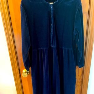 Beautiful Royal Blue Velveteen Dress